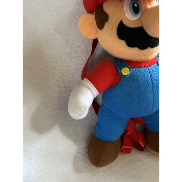 Super Mario Brothers Plush Backpack GREAT FOR GAMING ROOM AS WELL CLEAN - Picture 5 of 16